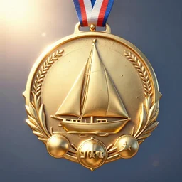 magic list, medal, badge, medal, metal, sail, set sail, take off, digital art, hat, rendering, technology, sunlight
