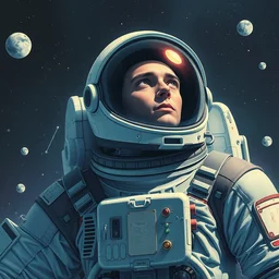 man _ astronautrobot, surreal, artstation