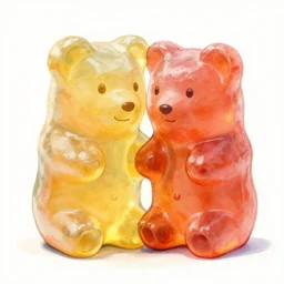 gummibears by greg rutkowski.