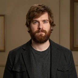 Caleb from Critical Role, rough beard