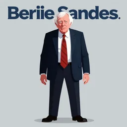 bernie sanders is bane, 2 0 2 0 s promotional art, movie artwork, fanart, trending on artstation, minimalist