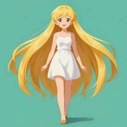 anime style, vivid, expressive, full body, 4 k, painting, a cute magical woman with a long wavy black hair at beach, stunning, realistic light and shadow effects, centered, simple background, ikki tousen