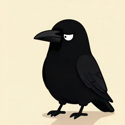 mom is mad at me but i'm just a crow!