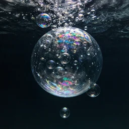trash bubbles