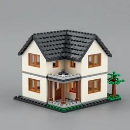 a house made with fischertechnik blocks
