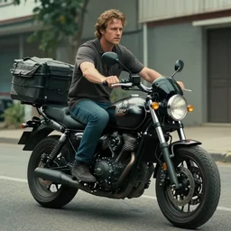 a beautiful cinematic film still of a trash humper