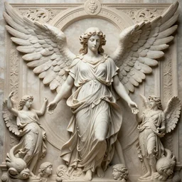 actual depiction of angels unreal 8k + greco-roman art, Extremely detailed and intricate art + occult propaganda + dread, fear + symmetry