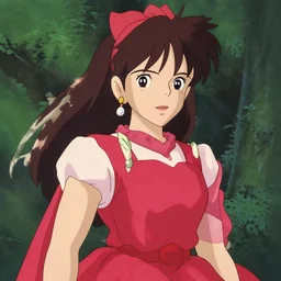 anime key frame art of princess mononoke, studio ghibli, princess mononoke (1997)