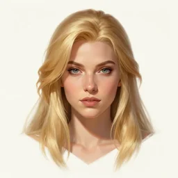 masterpiece head-on symmetrical centered painted portrait, Imogen Poots as a paladin, blonde hair, glorious, RPG character, Blizzard game concept art, pixar, maya engine on stylized background, splash comics, global illumination lighting, trending on artstation, by lois van baarle, ilya kuvshinov, rossdraws