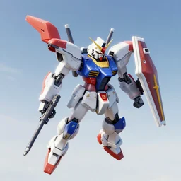 3 d, virtua fighter in the sky, gunpla, irobot, organic shapes, organic colours, raytraced, octane render, high definition