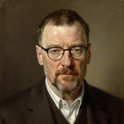 Portrait of walter white oil painting, old master