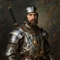 Portrait of a Medieval Warrior by ilya kuvshinov