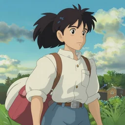 still image from the new studio ghibli animated film'chrono trigger'