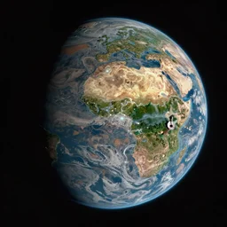 image by jwst featuring a habitable planet with vegetation, 8 k