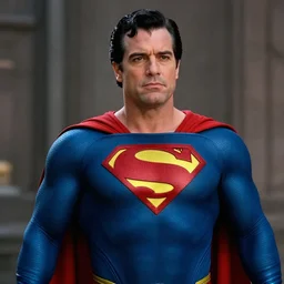 film still of Danny Devito as Superman in Justice League movie, 4k