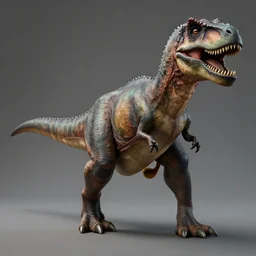 Jesus as a t-rex, matte painting, 4K