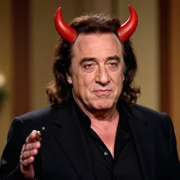danny devito as the devil, red horns