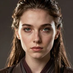 female jedi, beautiful, detailed symmetrical close up portrait, intricate complexity, in the style of artgerm and ilya kuvshinov, magic the gathering art