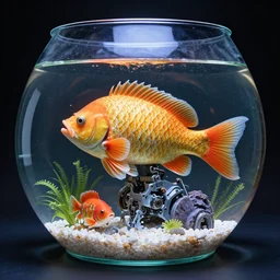 giant fish bowl mech