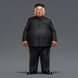 full body character portrait of Kim Jong-un as a Dead by Daylight killer, concept art, trending on artstation, 4k