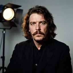 stalin portrait photo by annie liebowitz, studio lighting
