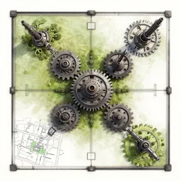 small architectural floor plan gears of war map meets architectural floor plan call of duty map, symmetrical outpost