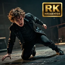Pewdiepie fighting for his life, dynamic dramatic shot, cinematic angle, 8k quality, award winning photograph.