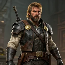 the master from fallout 1 ( greatly illustrated, high detailed, cinematic still frame clear shot, hyperrealistic, photo - realistic, uhd, 4 k, good quality image )