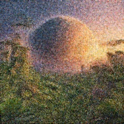 a beautiful alien planet with luscious vegetation and impossible animals. landscape photography. sunset. high quality. very detailed.