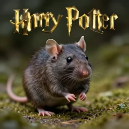rat as harry potter book cover