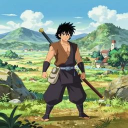 a landscape from the animated series samurai jack