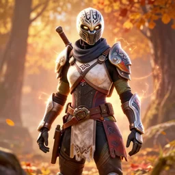 combination suit armor aloy horizon forbidden west horizon zero dawn robot ninja mask helmet backpack tribal, design by mark ryden and pixar and hayao miyazaki, unreal 5, daz, hyperrealistic, octane render, cosplay, rpg portrait, dynamic lighting, intricate detail, harvest fall vibrancy, cinematic radiating a glowing aura cgi rtx 2 0 2 2