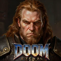 Doomguy Doom Eternal, detailed, centered, digital painting, artstation, concept art, donato giancola, Joseph Christian Leyendecker, WLOP, Boris Vallejo, Breathtaking, 8k resolution, extremely detailed, beautiful, establishing shot, artistic, hyperrealistic, beautiful face, octane render, cinematic lighting, dramatic lighting, masterpiece