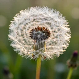 dandelion, beautiful colors, attract, artstation hq, in style of simon c page