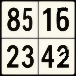 4 numbers 8 numbers “ 1 5 ” numbers ” 1 6 “ numbers “ 2 3 ” numbers “ ” 4 2 “ ”, 4 k