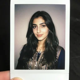 beautiful stunning young kurdish woman, polaroid photography, high resolution, sharp focus