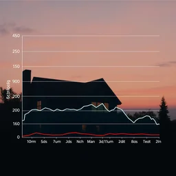 wifi strength test graph of my dad's hosue