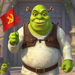 shrek as a communist leader