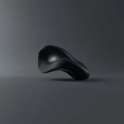 planar flow form, very distant shot render matte black high tech minimalist, centered on studio gray background, electronic, futuristic organic shape, all black design by nicole norris, james dyson, jonathan ive, braun design, technologic design, octane engine render, product concept, unreal engine 6 render, automotive design,