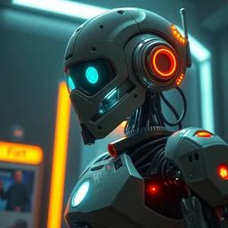 a atompunk medical robot, luminescent, rule of thirds, golden ratio, ambient lighting, syd mead, greg rutkowski, wlop, artgerm, artstation, highly detailed masterpiece