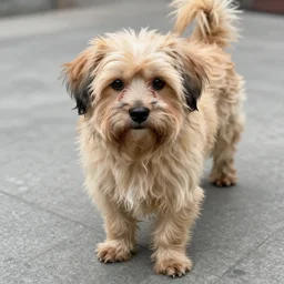 a really, REALLY ugly dog.