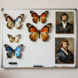 whiteboard, interior design, butterfly machines, greg rutkowski, john singer sargent, trending on artstation, oil painting, intricate