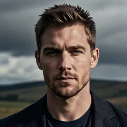 realistic headshot photograph of Andrew Tate