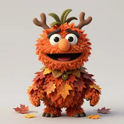 cute autumnal creature designed by jim henson, art by artgerm and greg rutkowski and magali villeneuve, d & d, fantasy, portrait, highly detailed, digital painting, trending on artstation, concept art, sharp focus, illustration