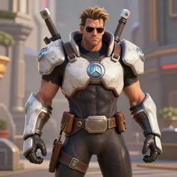 samuel l jackson as doomfist from overwatch, 4 k, doomfist