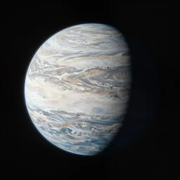 planet in space, by ismail inceoglu
