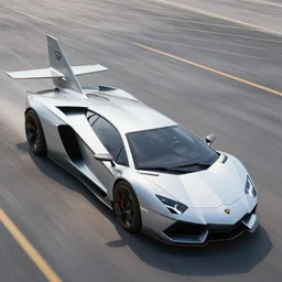 Futuristic version of supersonic Air Force One, made by Lamborghini
