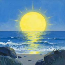 ocean sunshine by Zaria Forman