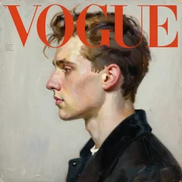 mage, vogue magazine, elle magazine, instagram fashion, ilya kuvshinov, john singer sargent, trending on artstation, oil painting, side profile portrait, intricate