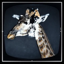 a CT Scan of a giraffe